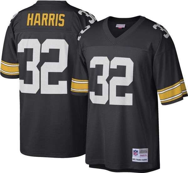 ミッチェルネス メンズ トップス シャツ ジャージー Mitchell Ness Mens Pittsburgh Steelers Franco Harris 32 1976 Throwback Jersey NoColor