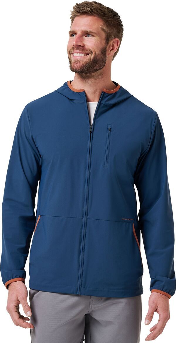 トラビスマヒュー メンズ アウター ジャケット・ブルゾン TravisMathew Mens Long Layover Golf Jacketitan