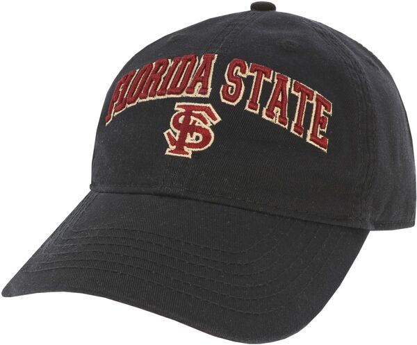 リーグレガシー レディース アクセサリー 帽子 LeagueLegacy Mens Florida State Seminoles Relaxed Twill Adjustable Black Hat NoColor ブラック