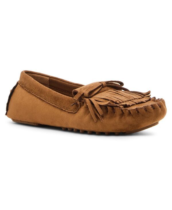 アンクライン レディース シューズ スリッポン・ローファー Anne Klein Womens Cali Kiltie Driver Loafers Tan Suede タン