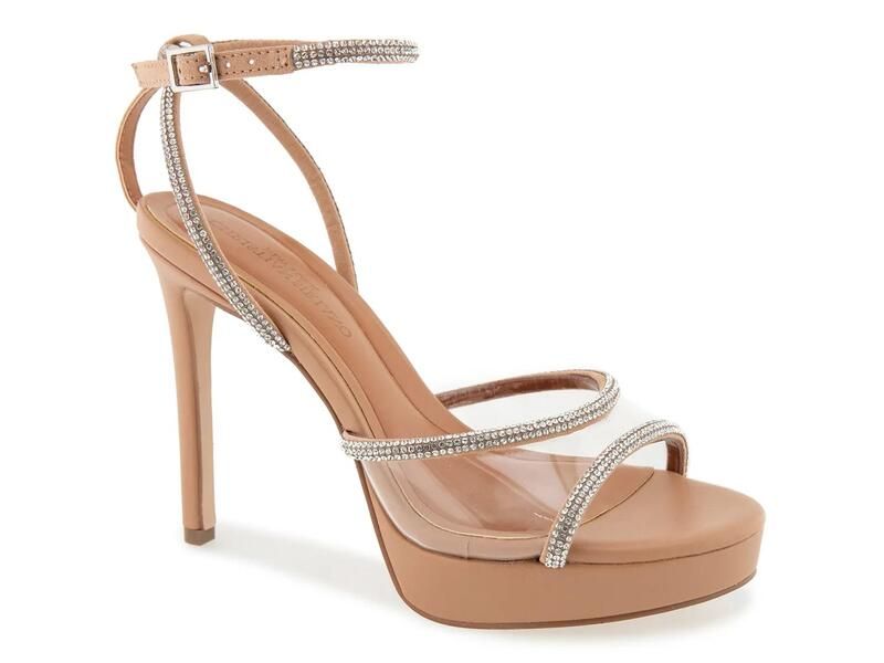 クリスチャン シリアノ レディース シューズ サンダル Christian Siriano New York Nicola Sandal TanClear タン