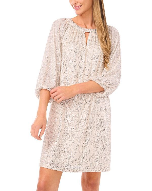 ヴィンスカムート レディース トップス ワンピース カットアウト VINCE CAMUTO Keyhole Cutout Shift Dress Champagne シャンパン