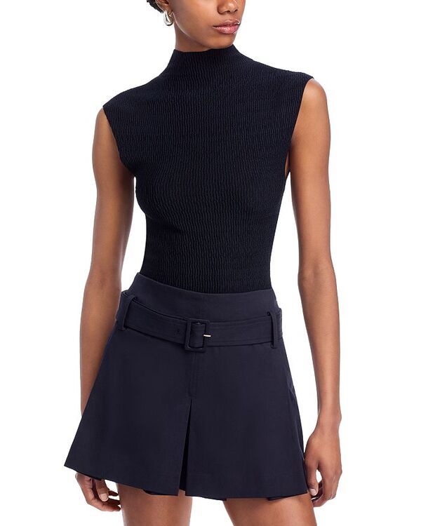 エーエルシー レディース トップス シャツ モックネック ALC Jada Mock Neck Top Navy ネイビー