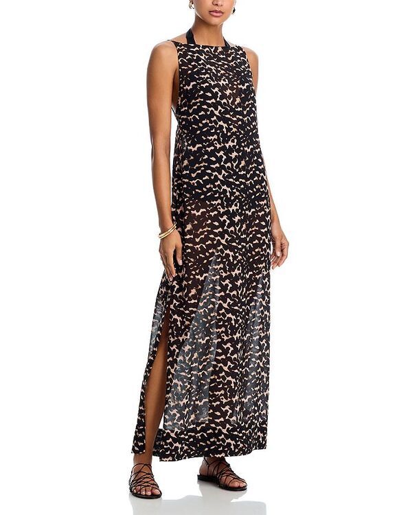 スタウド レディース トップス ワンピース STAUD Yuca Low Back CoverUp Dress Tortoise