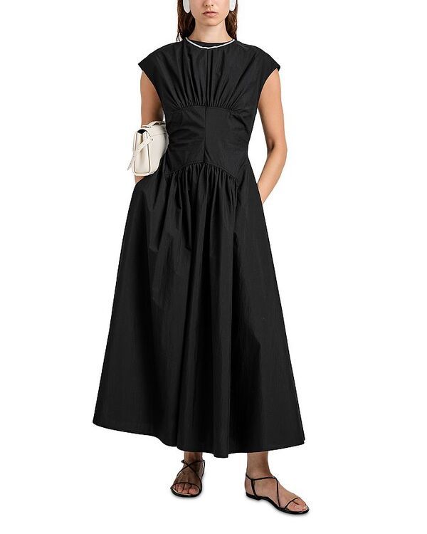 プロエンザ スクーラー レディース トップス ワンピース Proenza Schouler White Label Nyssa Dress Black ブラック