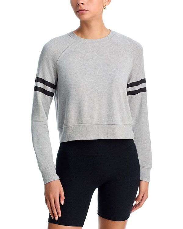 スピリッツフィフティファイブ レディース アウター パーカー・スウェット シャツ Splits59 Brooksweatshirt Heather GreyBlack ブラック