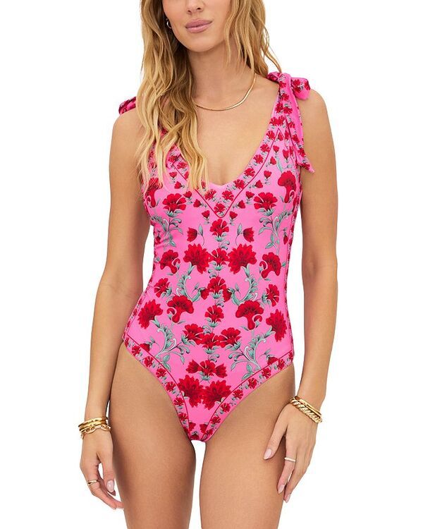 ビーチライオット レディース 水着 上下セット Beach Riot Akira One Piece Swimsuit Redwood Floral