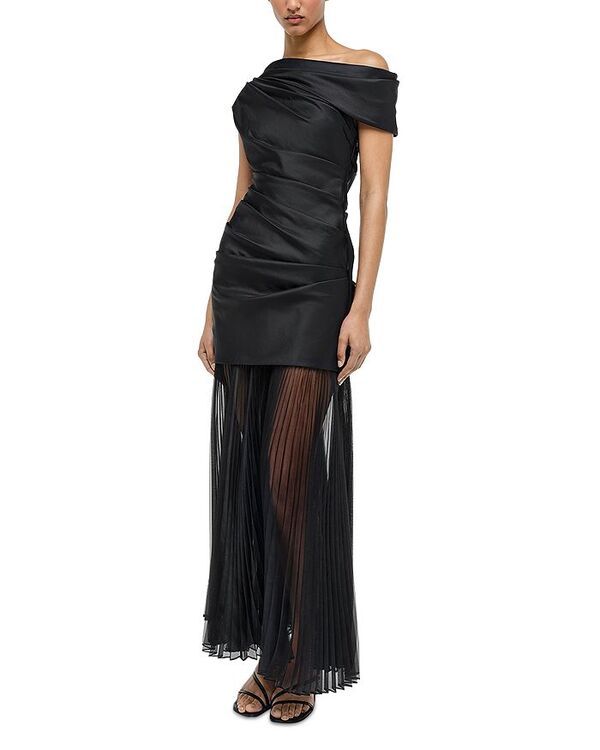 シムカイ レディース トップス ワンピース SIMKHAI Ammalie Combo Dress Black ブラック