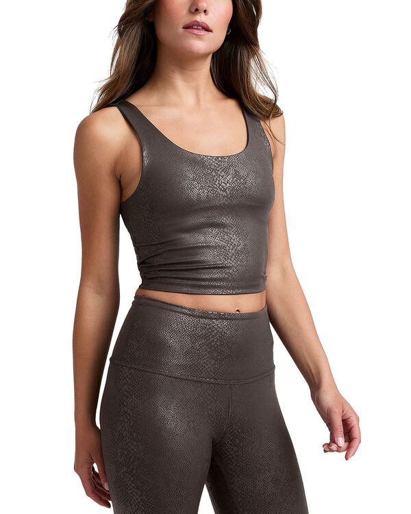 ビヨンドヨガ レディース トップス シャツ クロップド Beyond Yoga Powershine Sport Street Cropped Top Espresso