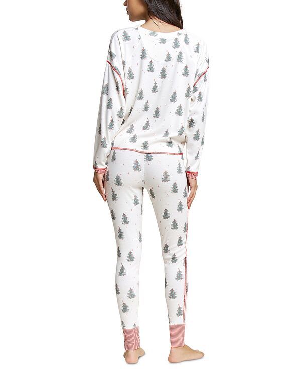 ハニーデュー インティメッツ レディース アウター パーカー・スウェット Honeydew Back in Bed Pajama Set Ivory Trees アイボリー