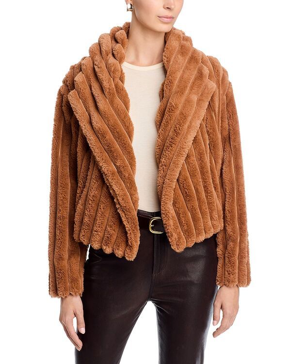 ブランクニューヨーク レディース アウター コート キルティング BLANKNYC Quilted Faux Fur Coatime Flies