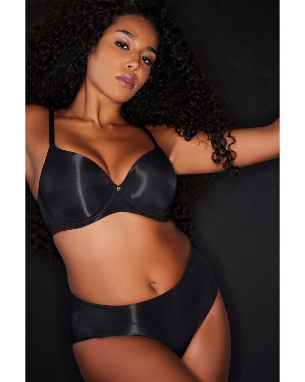 ナトリ レディース トップス シャツ Natori Cloud Comfort Back Smoothing T Shirt Bra Black ブラック