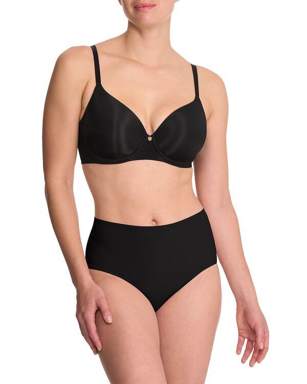 ナトリ レディース トップス シャツ Natori Cloud Comfort Back Smoothing T Shirt Bra Black ブラック