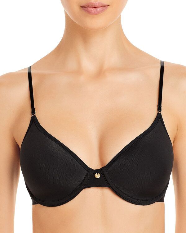 ナトリ レディース トップス Tシャツ Natori Understated Contour Underwire TShirt Bra Black ブラック