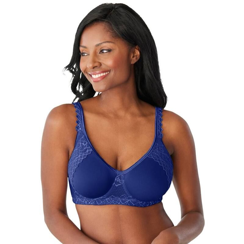 コンフォート チョイス レディース アンダーウェア ブラジャー プラスサイズ Comfort Choice Womens Plusize Secret Shaping Bra Ultra Blue ブルー