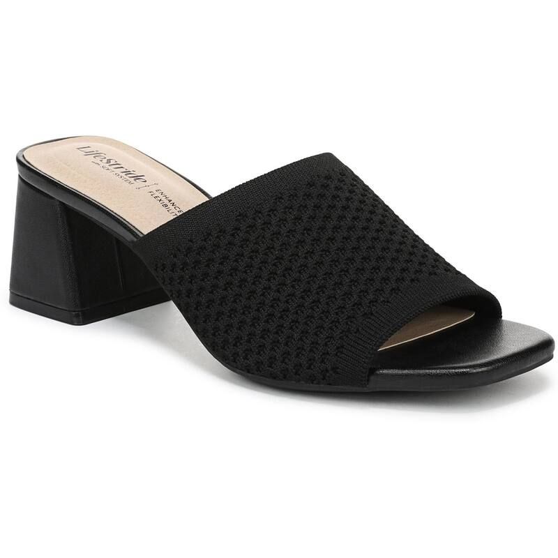 ライフストライド レディース シューズ サンダル LifeStride Colette 2 Womenslide Sandals Black Mesh ブラック