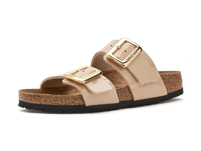 ビルケンシュトック レディース シューズ サンダル Birkenstock Sydney Luxe Buckle Patent Sand サンド