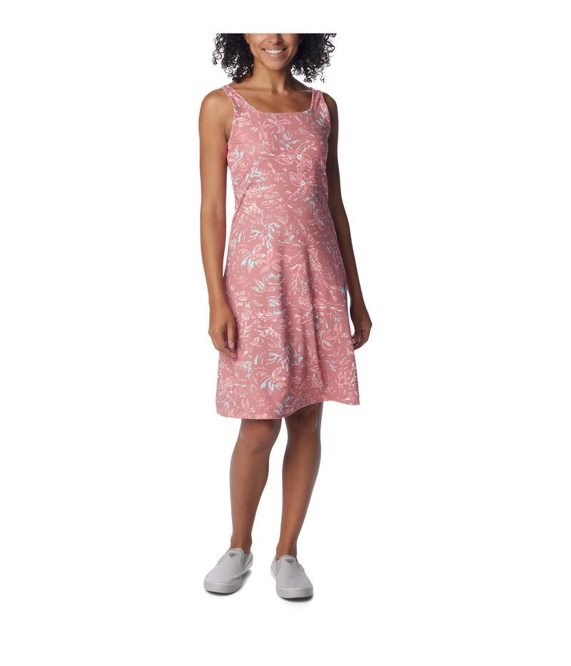 コロンビア レディース トップス ワンピース Columbia Freezer III Dressandalwood Pinkona Kraze ピンク