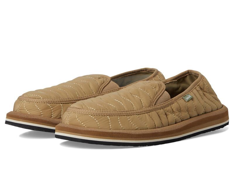 サヌーク メンズ シューズ スニーカー キルティング Sanuk Donny Quilted Olive オリーブ