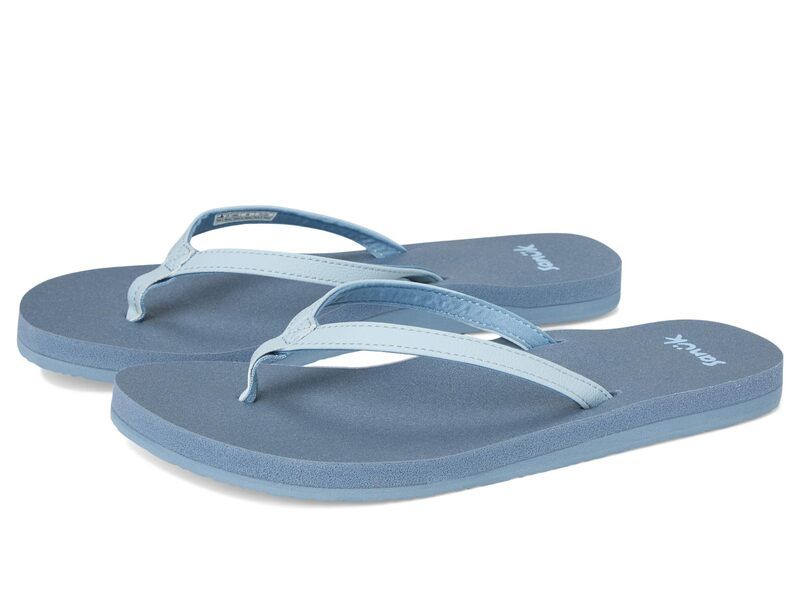 サヌーク レディース シューズ サンダル Sanuk Yoga Joy II Blue Denim デニム