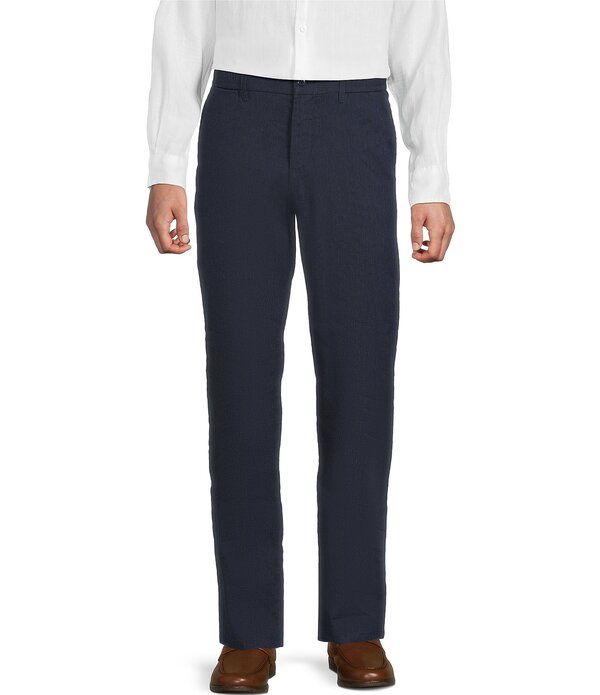 ダニエル クレミュ メンズ ボトムス カジュアルパンツ リネン Cremieux Blue Label Madison Classic Fit Stretch Waist Linen Jogger Pants Navy ネイビー