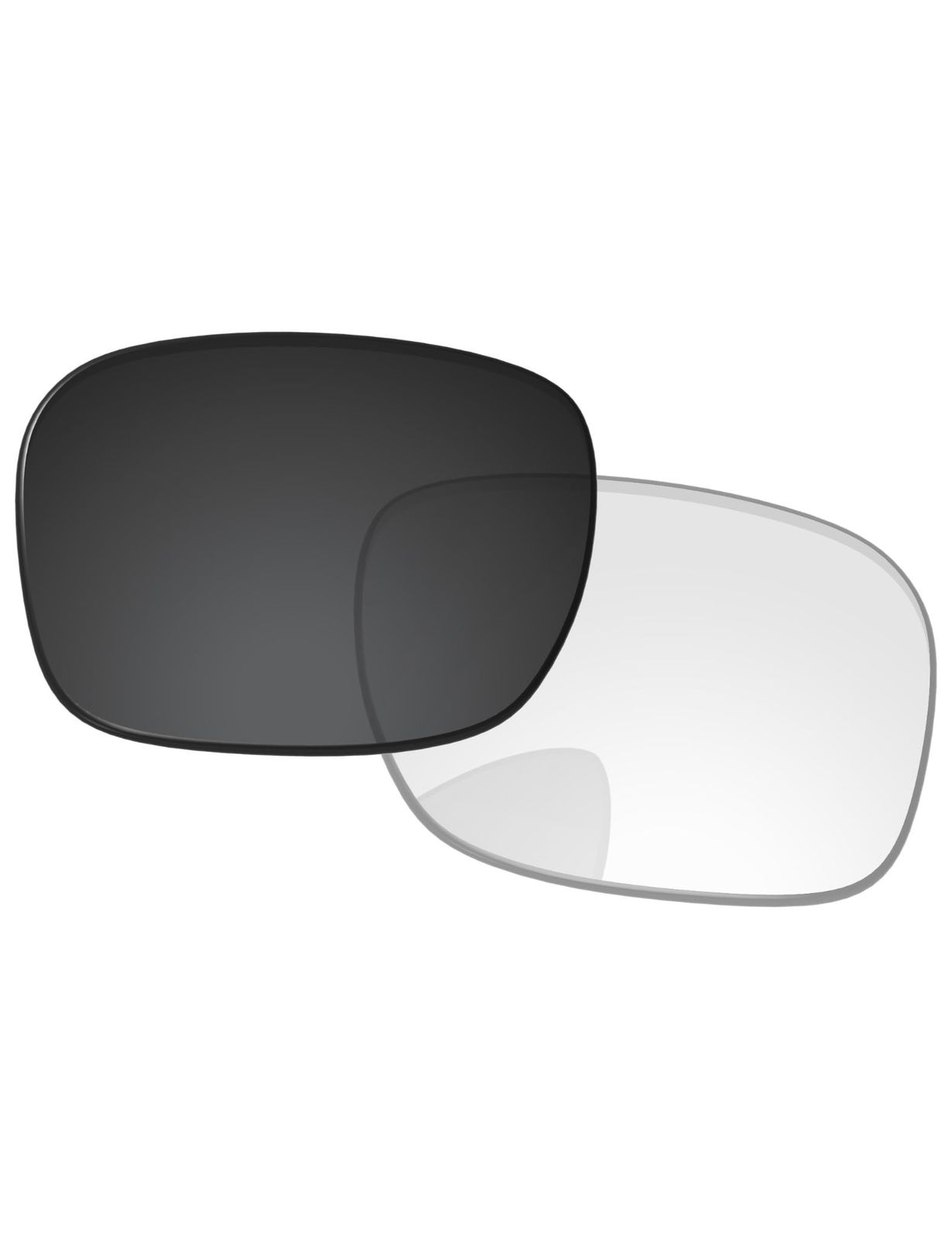 PapaViva Pro+ アンチフォグ調光 交換レンズ For Oakley Holbrook Asian Fit OO9244 フォトクロミック