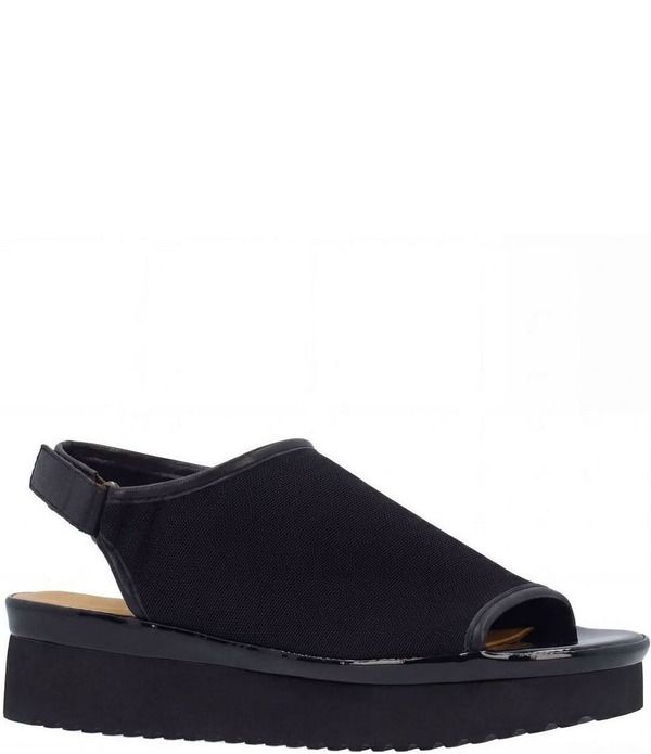 ラモールドピード レディース シューズ サンダル プラットフォーム LAmour Des Pieds Ashwin Stretch Slingback Platform Wedge Sandals Black ブラック