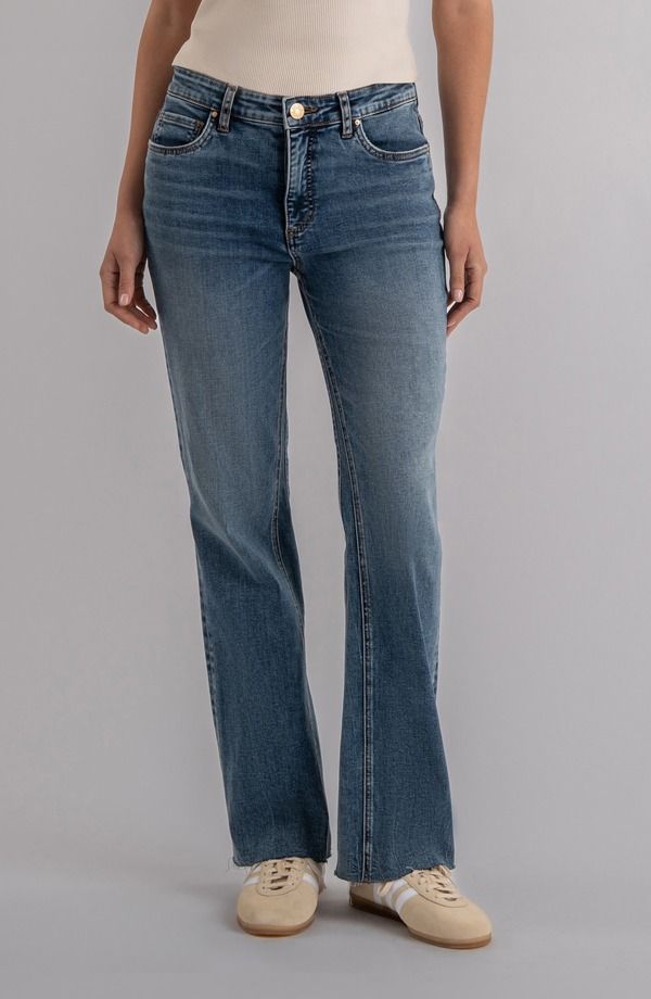 カットフロムザクロス レディース ボトムス デニムパンツ ジーンズ KUT from the Kloth Kelly Fab Kick Flare Jeans Heroic