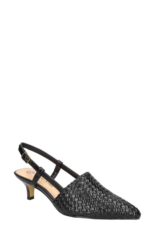 ベラヴィータ レディース シューズ ヒール Bella Vita Kaisley Kitten Heel Slingback Pump Black ブラック