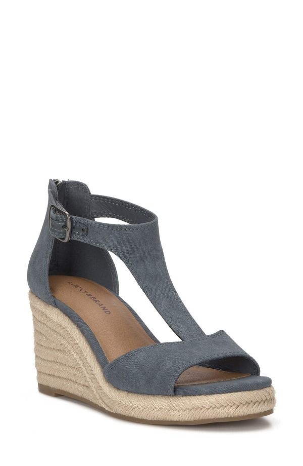 ラッキーブランド レディース シューズ サンダル プラットフォーム Lucky Brand Cyleste Platform Wedgespadrille Navy ネイビー