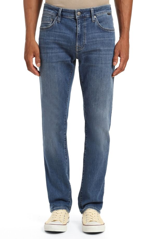 マーヴィ ジーンズ メンズ ボトムス デニムパンツ ストレート Mavi Jeans Zach Straight Leg Jeans Mid Ind Brushed Williamsburg