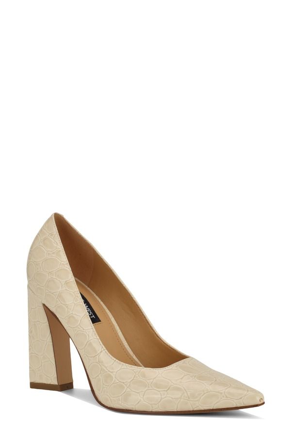 ナインウェスト レディース シューズ ヒール Nine Westamant Pointed Toe Pump Ivory アイボリー