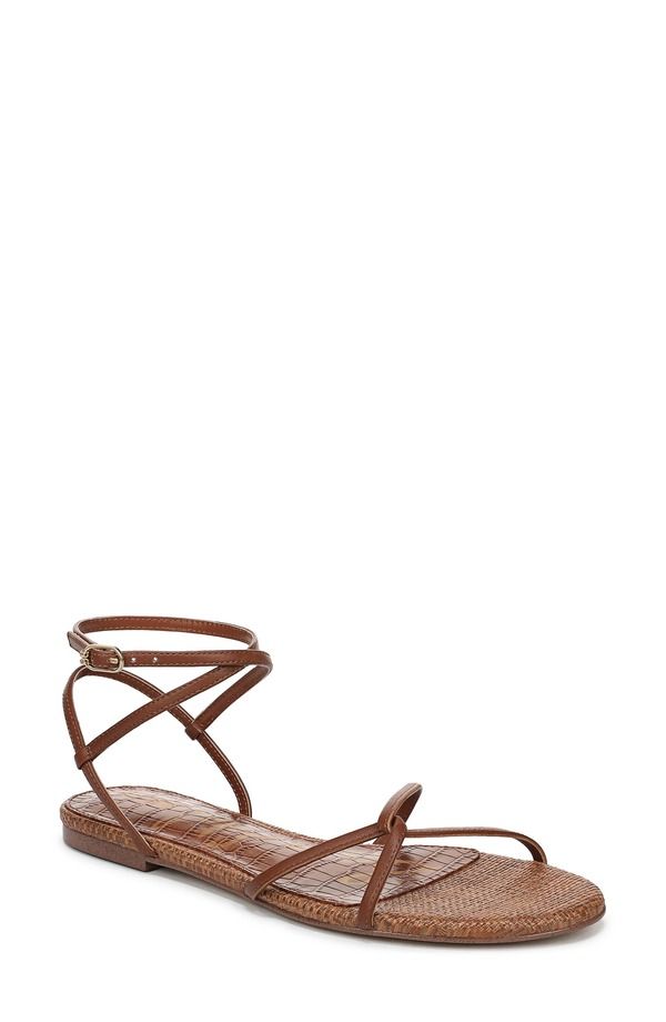サムエデルマン レディース シューズ サンダル アンクル Sam Edelman Ellinankle Strap Sandal Rich Cognac