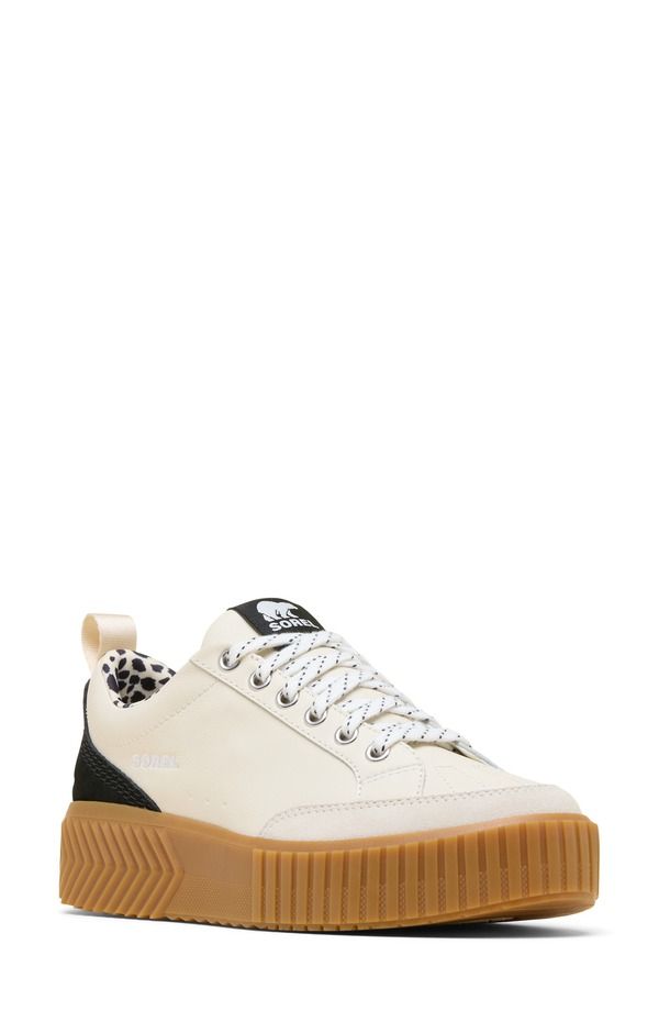 ソレル レディース シューズ スニーカー SOREL Onave Waterproof Low Top Sneaker Chalk Black チョーク