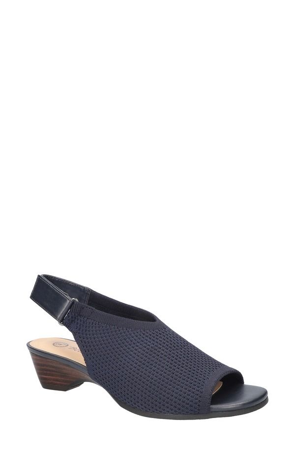 ベラヴィータ レディース シューズ ヒール サンダル Bella Vita Marin Slingback Sandal Navy Knit ネイビー