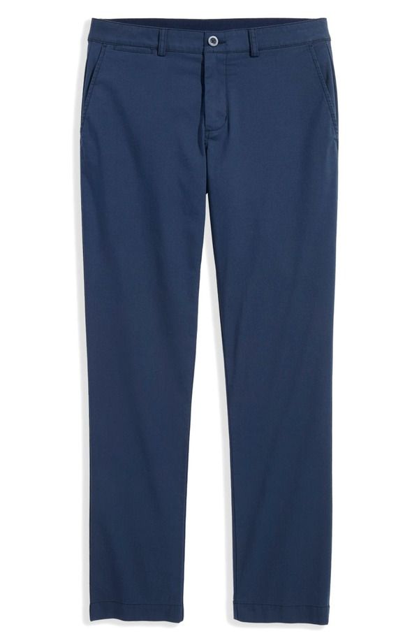 ヴァインヤードヴァインズ メンズ ボトムス カジュアルパンツ vineyard vines Chilmark Flat Front Stretchinos Blue Blazer ブルー