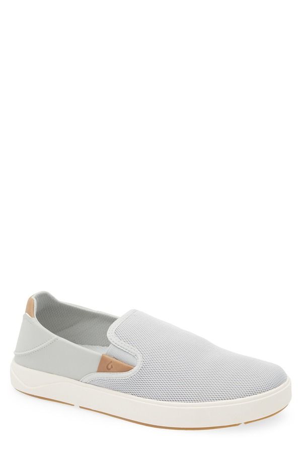 オルカイ メンズ シューズ スニーカー OluKai Laeahi Nui Convertible SlipOn Sneaker Cloud Grey Tan グレー
