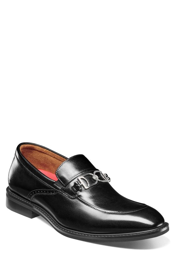 ステイシーアダムス メンズ シューズ ローファー Stacy Adams Boyd Apron Toe Bit Loafer Black ブラック