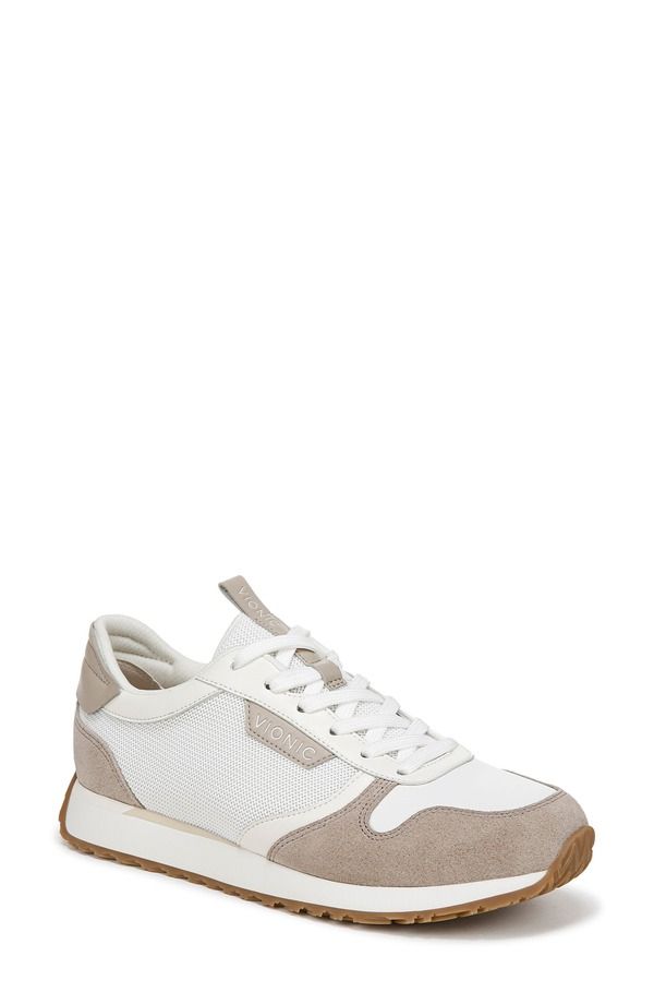 バイオニック レディース シューズ スニーカー Vionic Monarch Sneaker White Cobblestone ホワイト