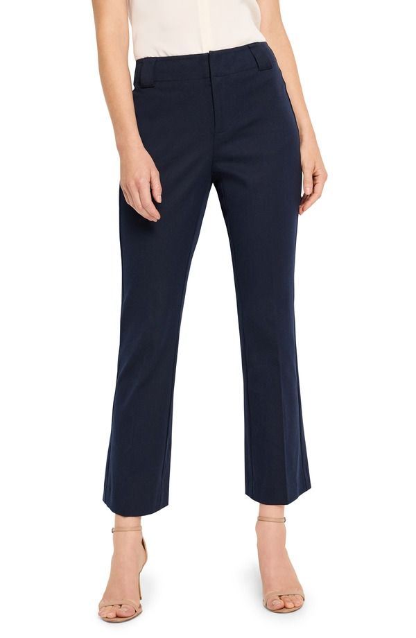 ニックプラスゾーイ レディース ボトムス レギンス ブーツカット パンツ アンクル ブーツ NICZOE Plazankle Demi Bootcut Pants Dark Indigo インディゴ