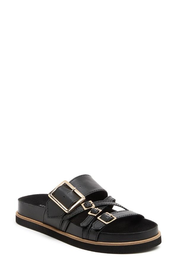 ケルシーダッガー レディース シューズ サンダル Kelsi Dagger Brooklyn Stella Buckle Slide Sandal Black ブラック