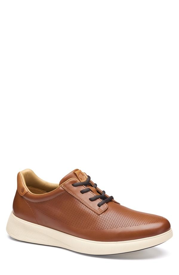 ジョンストンアンドマーフィー メンズ シューズ スニーカー Johnston Murphy Ackerson Sneaker Tan Full Grain タン