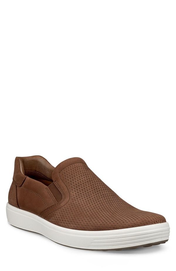 エコー メンズ シューズ スニーカー ECCO Soft 7 SlipOn Sneaker Cocoa Brown ブラウン