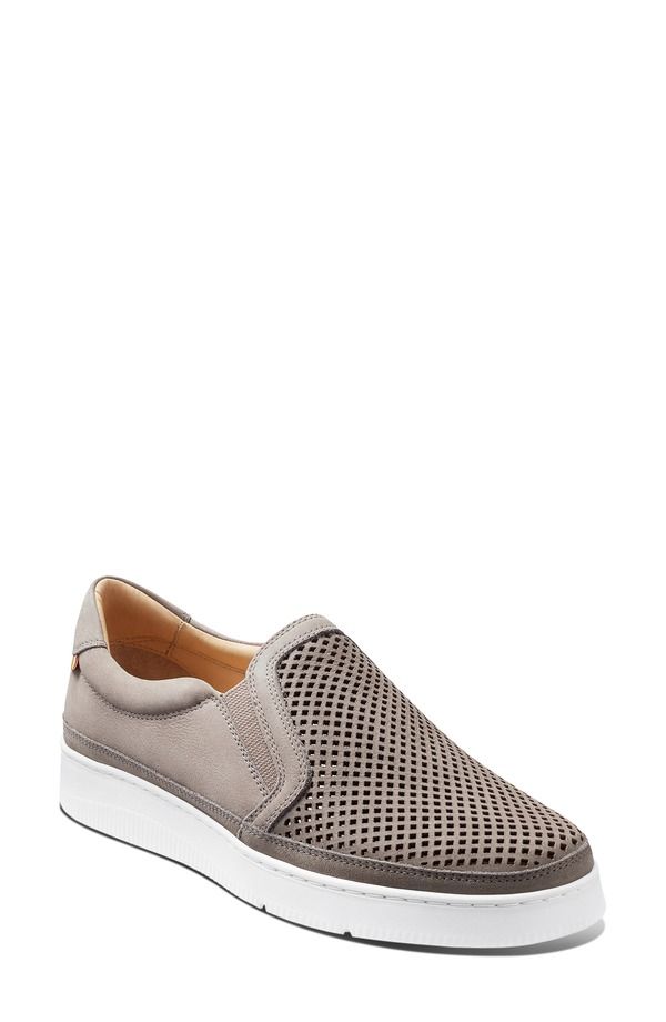 サミュエルフドバード レディース シューズ スニーカー Samuel Hubbard Featherlight Laguna SlipOn Sneaker Extra Wide Width Available Mushroom Nubuck