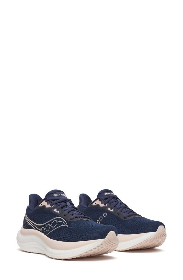 サッカニー レディース シューズ スニーカー Saucony Triumph 23 Running Shoe Navy Cameo ネイビー