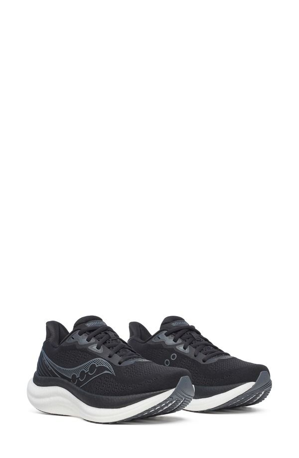 サッカニー レディース シューズ スニーカー Saucony Triumph 23 Running Shoe Black White ホワイト