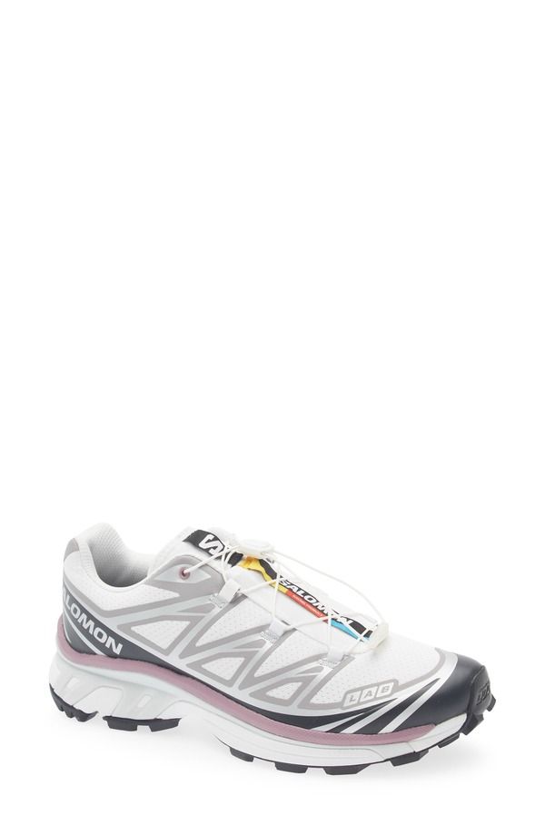 サロモン レディース シューズ スニーカー Salomon XT6 Sneaker White Black Dusky ホワイト