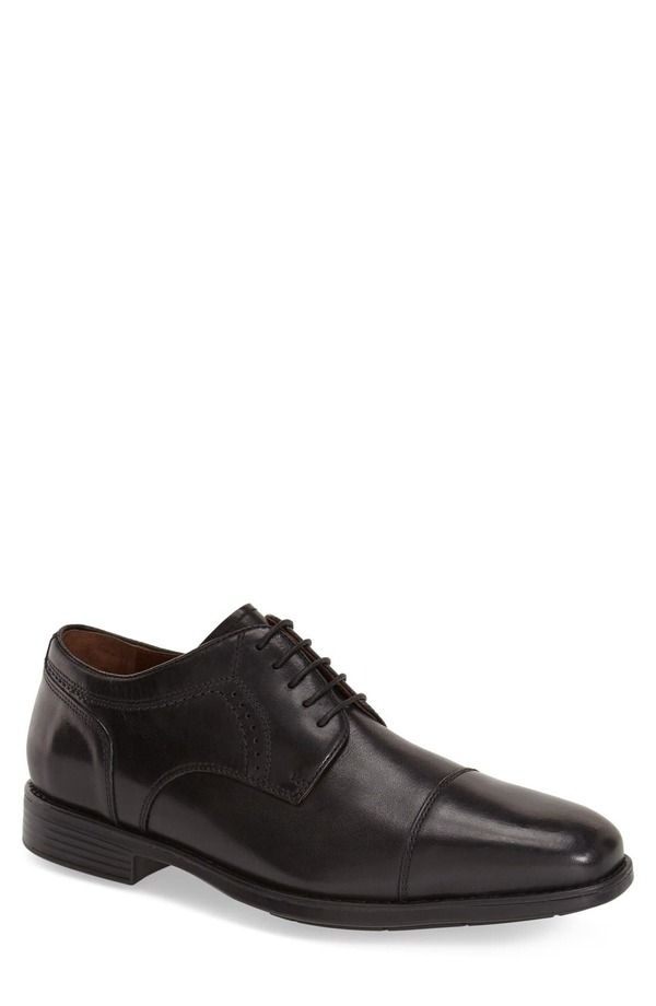 ジョンストンアンドマーフィー メンズ シューズ ダービー キャップ Johnston Murphy Branning Waterproof Cap Toe Derby Black ブラック
