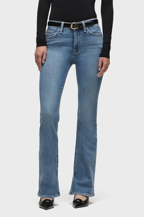 ハドソンジーンズ レディース ボトムス レギンス ブーツカット ブーツ Hudson Jeans Barbara HighRise Bootcut W Flap Reflection