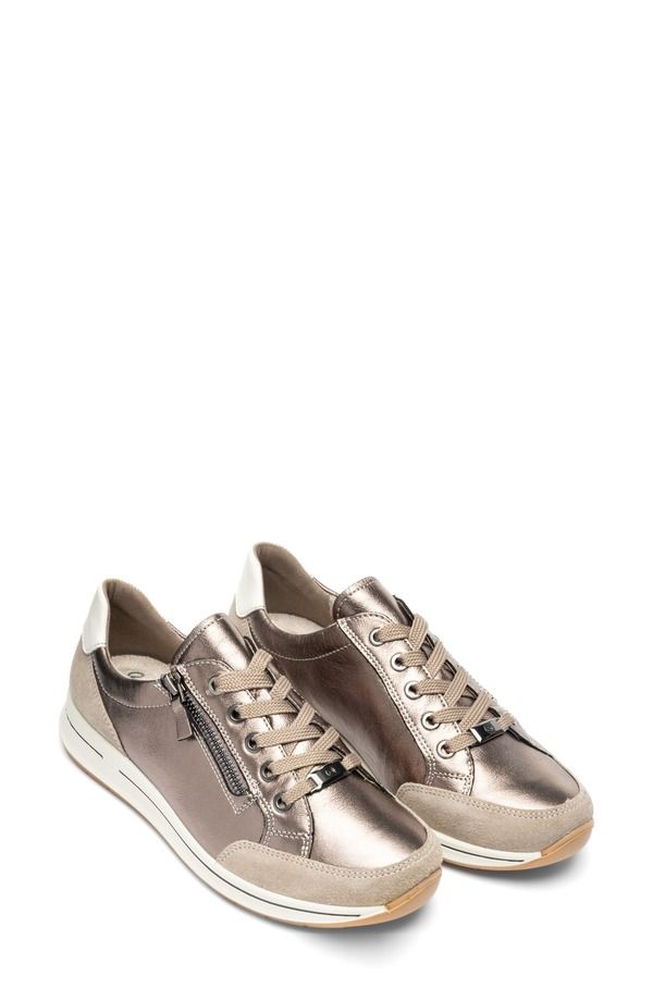 アラ レディース シューズ スニーカー ara Oleanna Zip Sneaker CashmereCream クリーム